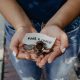 secondhand september make a change hand holding change and message ukds money blog